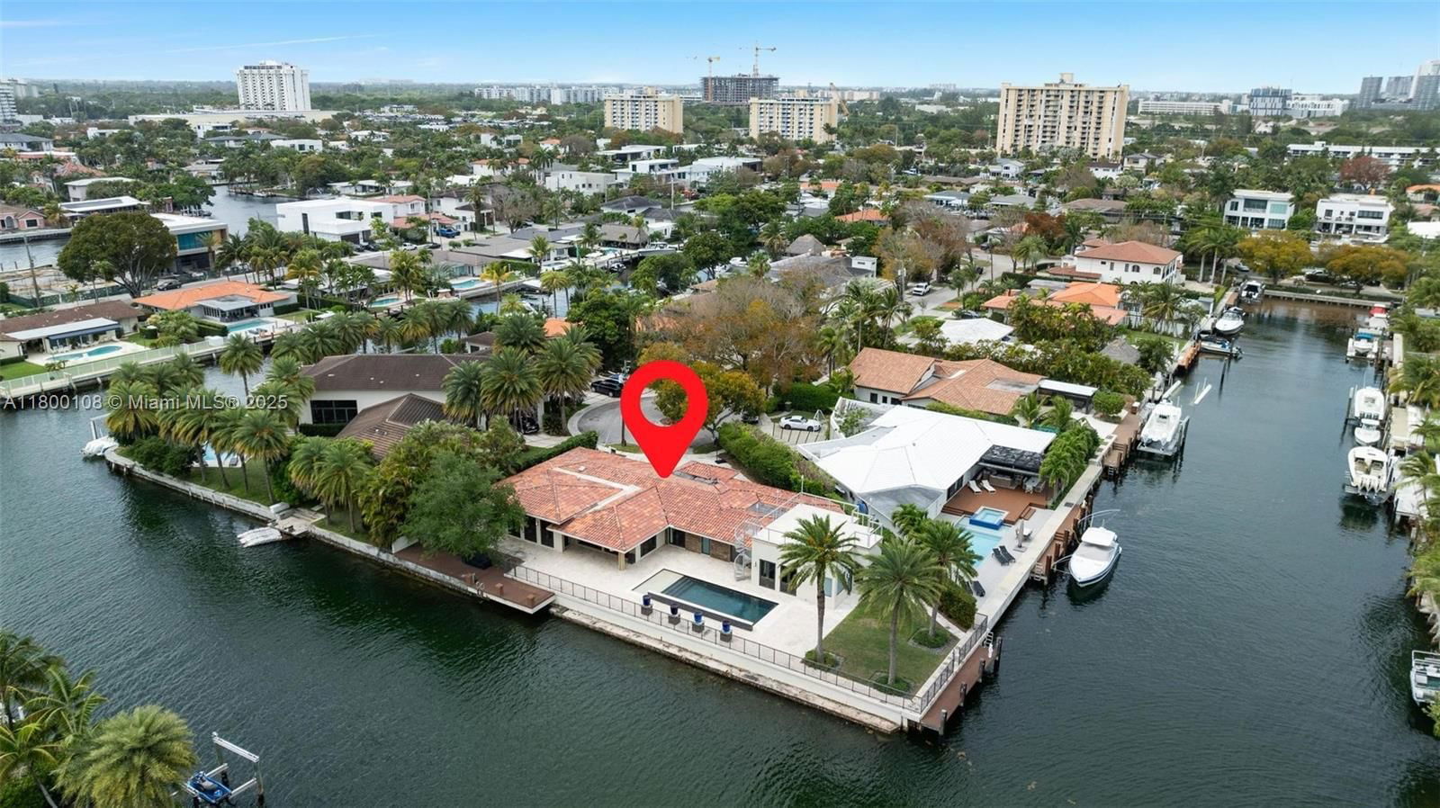 Real estate property located at 12605 Cyprus Rd, Miami-dade, Keystone Island No 3, North Miami, FL