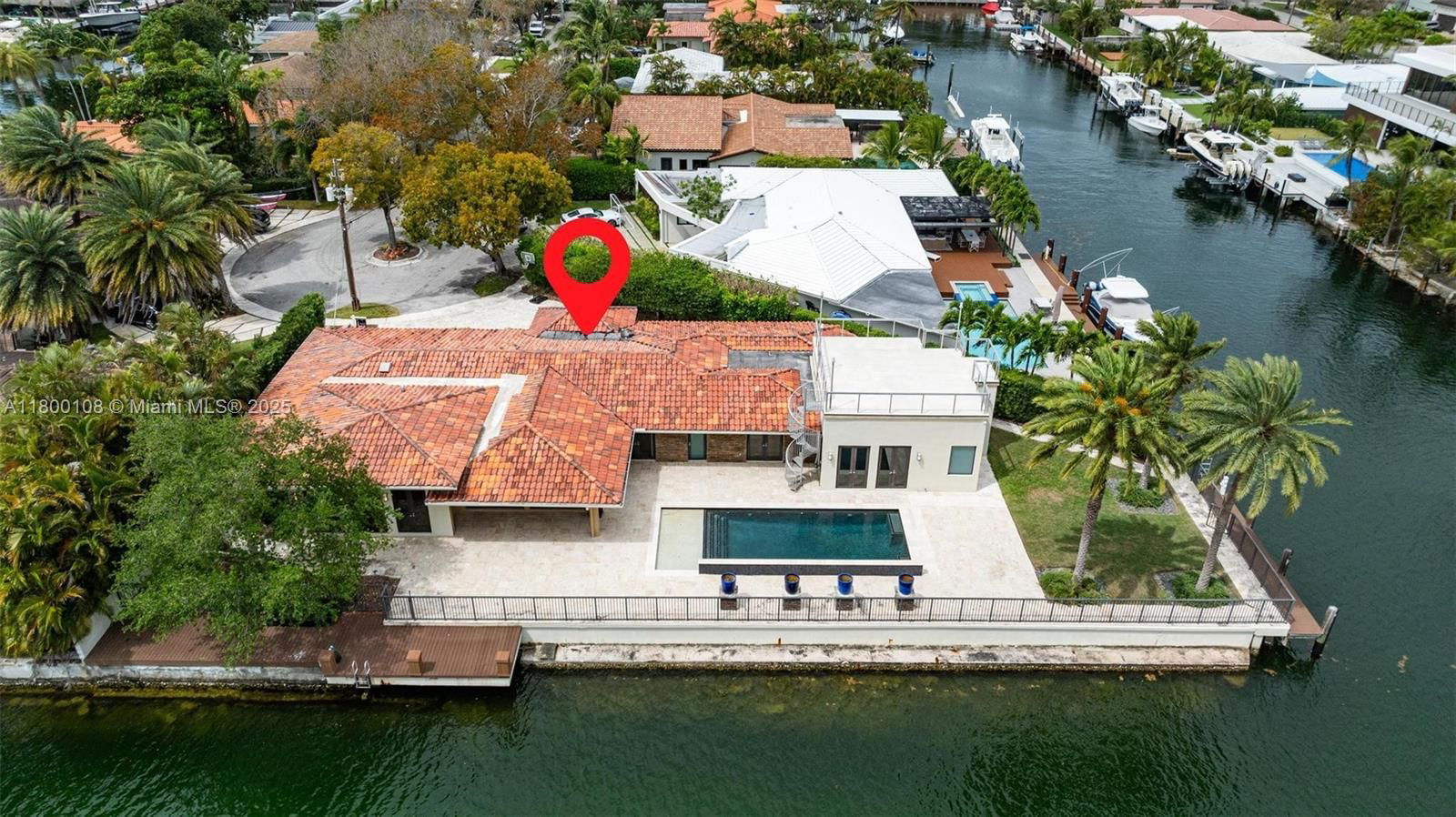 Real estate property located at 12605 Cyprus Rd, Miami-dade, Keystone Island No 3, North Miami, FL