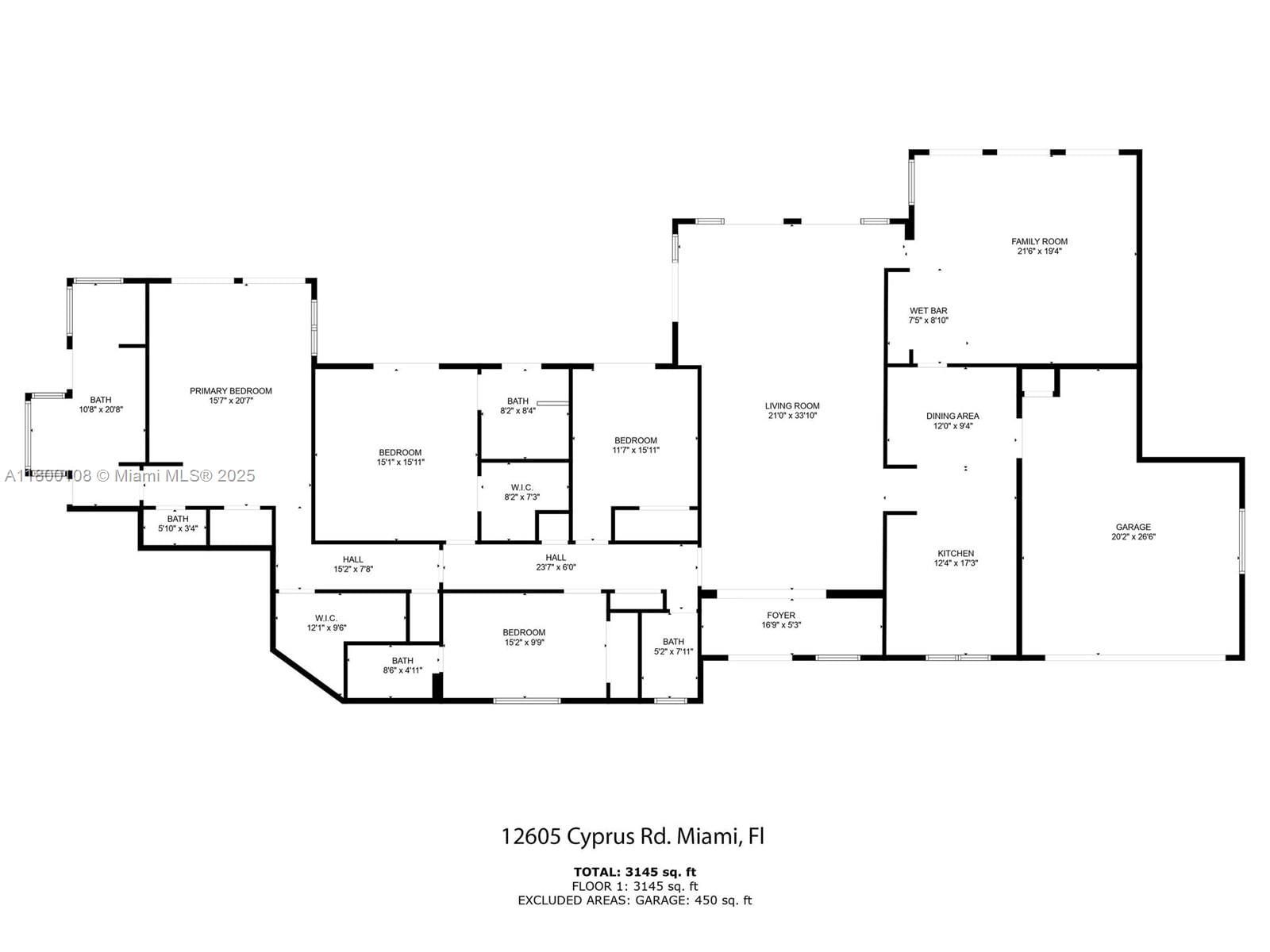 Real estate property located at 12605 Cyprus Rd, Miami-dade, Keystone Island No 3, North Miami, FL