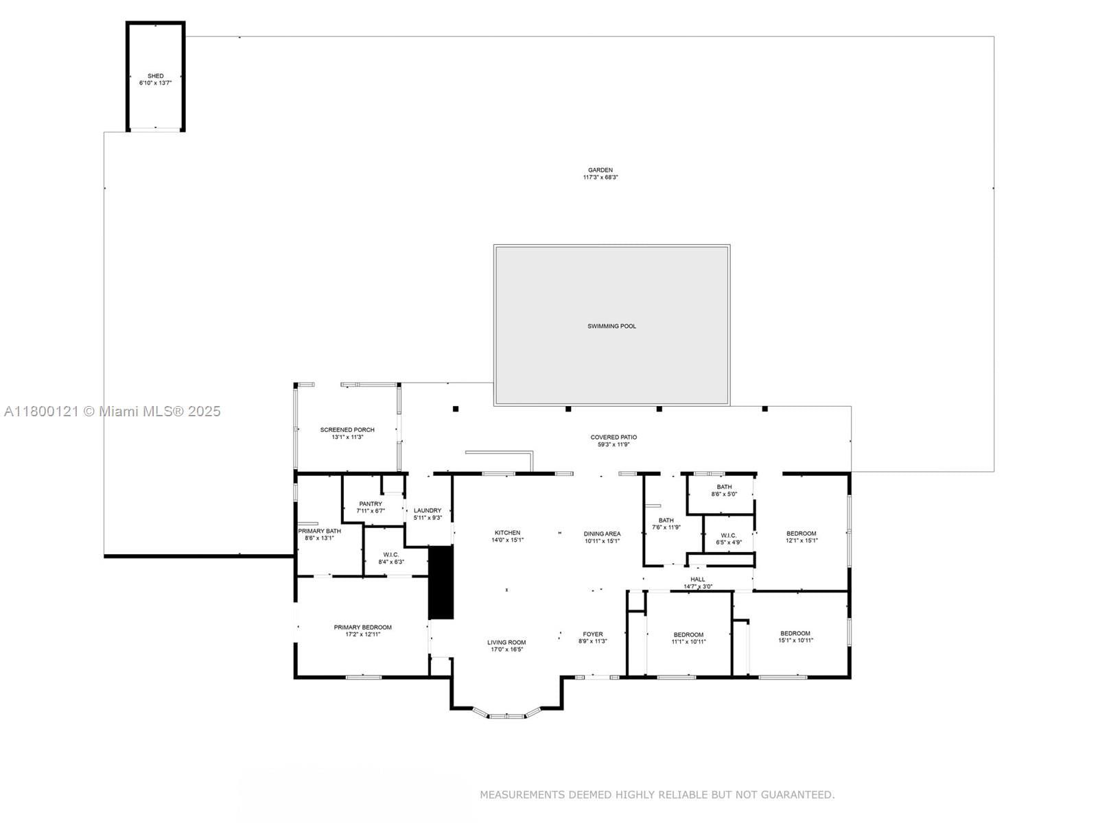 Real estate property located at 7485 159th Ter, Miami-dade, Palmetto Road Ests, Palmetto Bay, FL