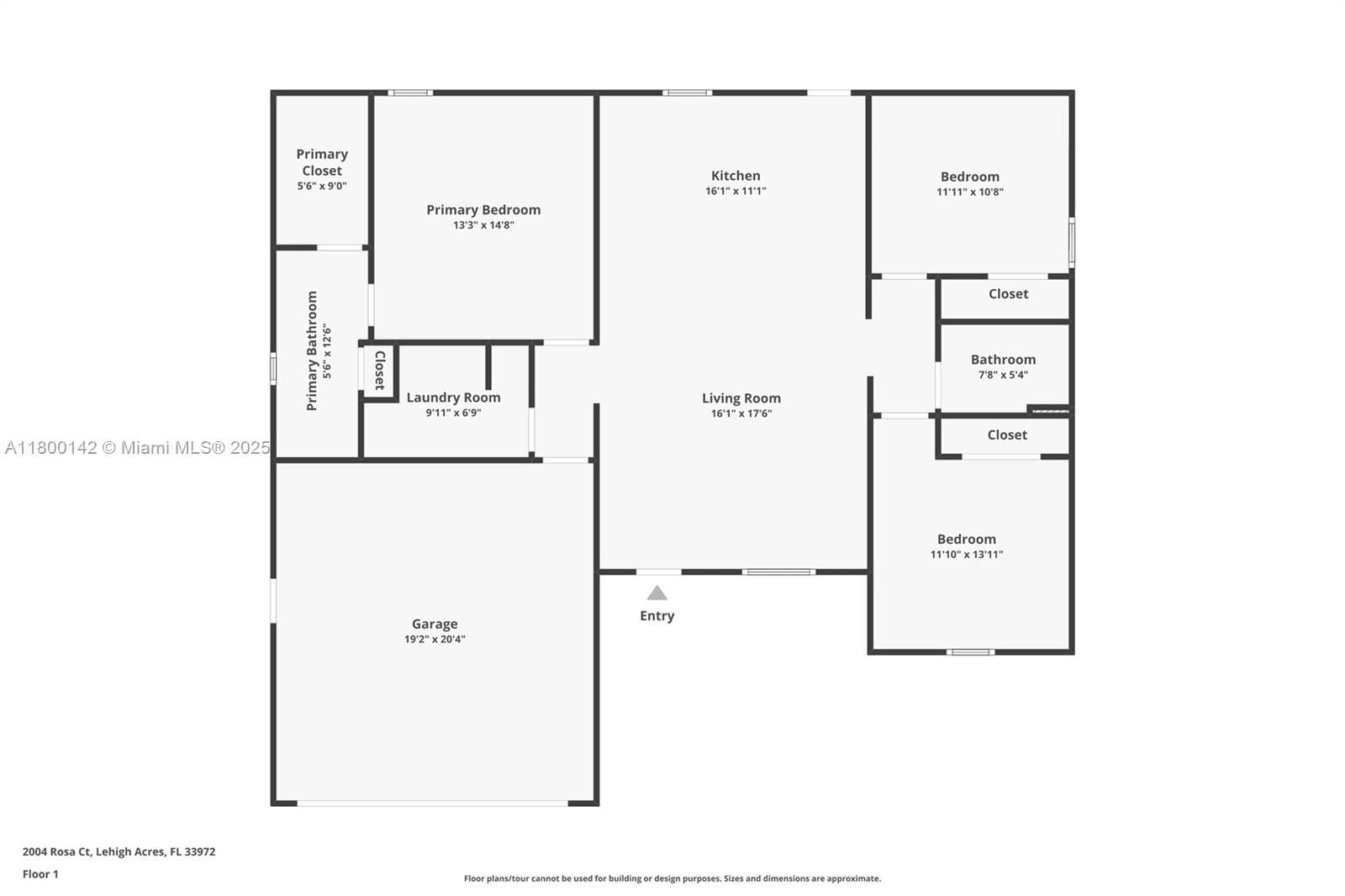 Real estate property located at 2004 Rosa Ct, Lee, Greenbriar Subdivision, Lehigh Acres, FL
