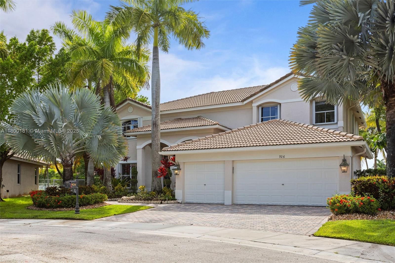 Real estate property located at 926 Marina Dr, Broward, Sector 2-parcels 11 27 28, Weston, FL