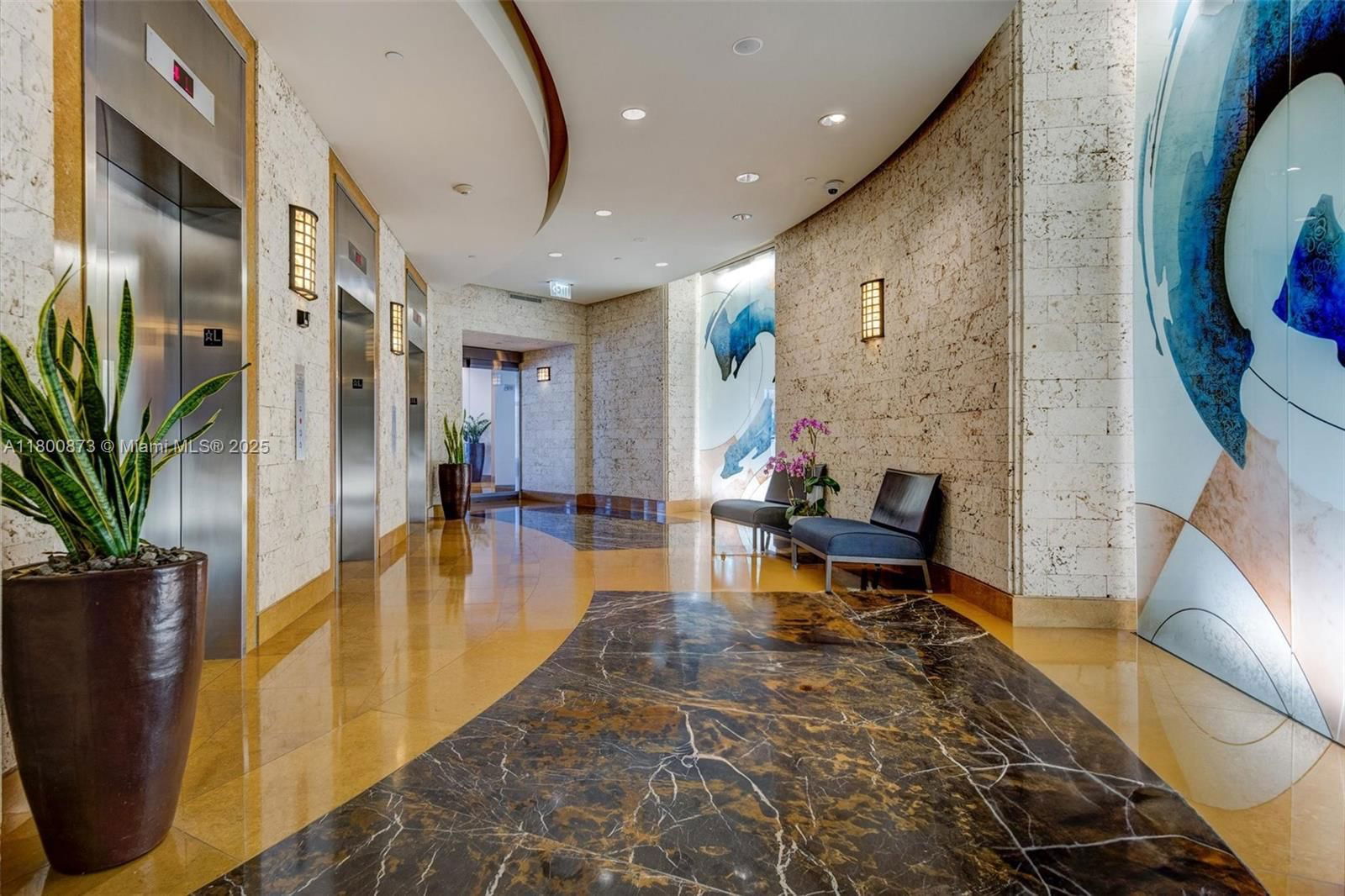 Real estate property located at 801 Brickell Key Blvd #1503, Miami-dade, Courts Brickell Key Condo, Miami, FL