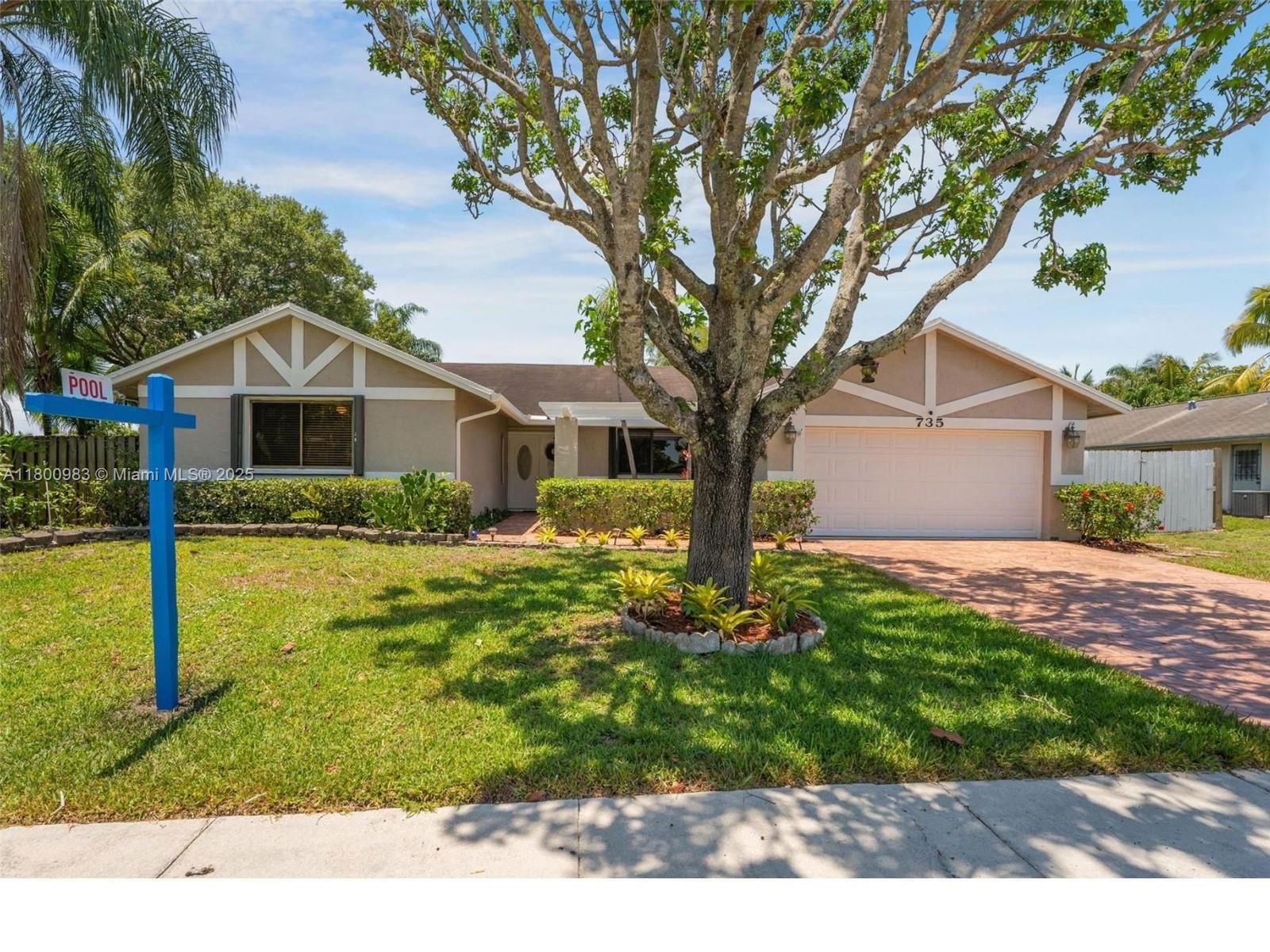 Real estate property located at 735 158th Ter, Broward, New River Estates Section, Sunrise, FL