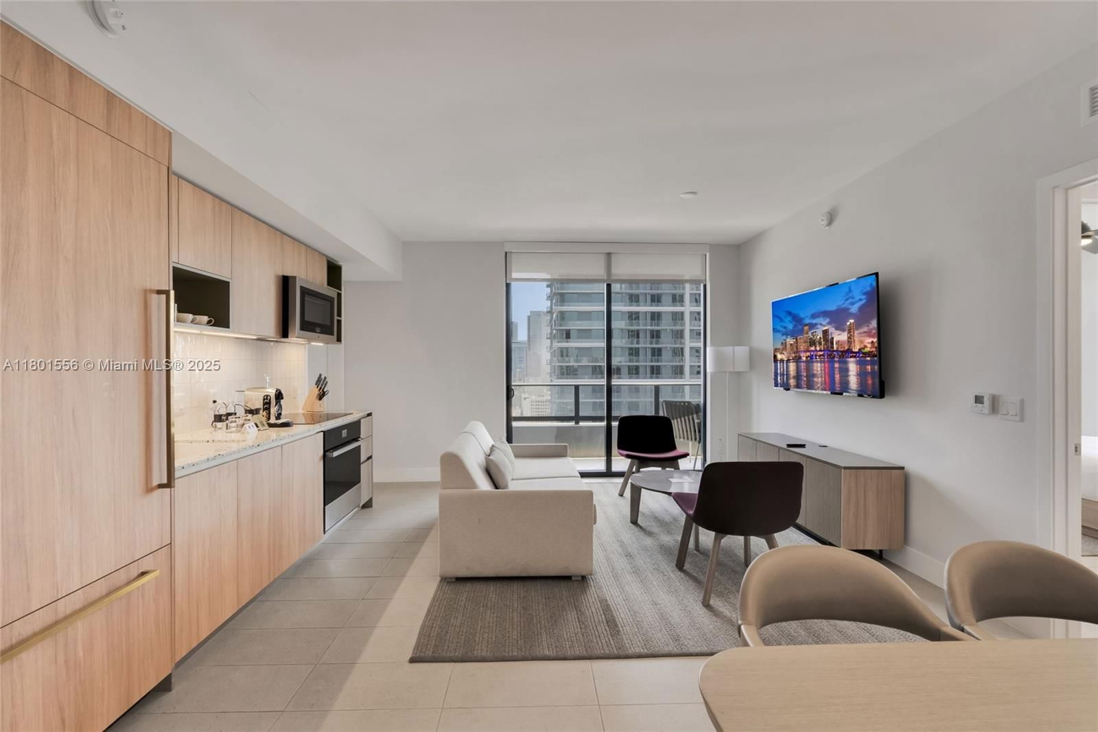 Real estate property located at 601 1st Ave #2405, Miami-dade, Natiivo Condo, Miami, FL