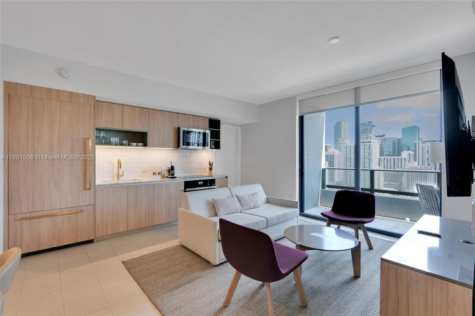 Real estate property located at 601 1st Ave #2405, Miami-dade, Natiivo Condo, Miami, FL