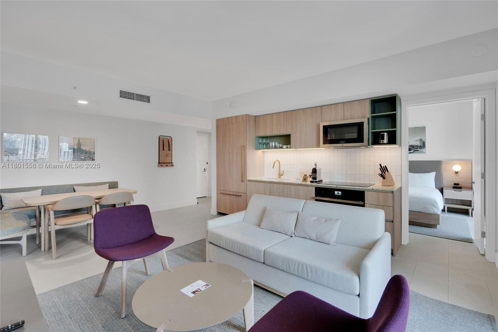 Real estate property located at 601 1st Ave #2405, Miami-dade, Natiivo Condo, Miami, FL