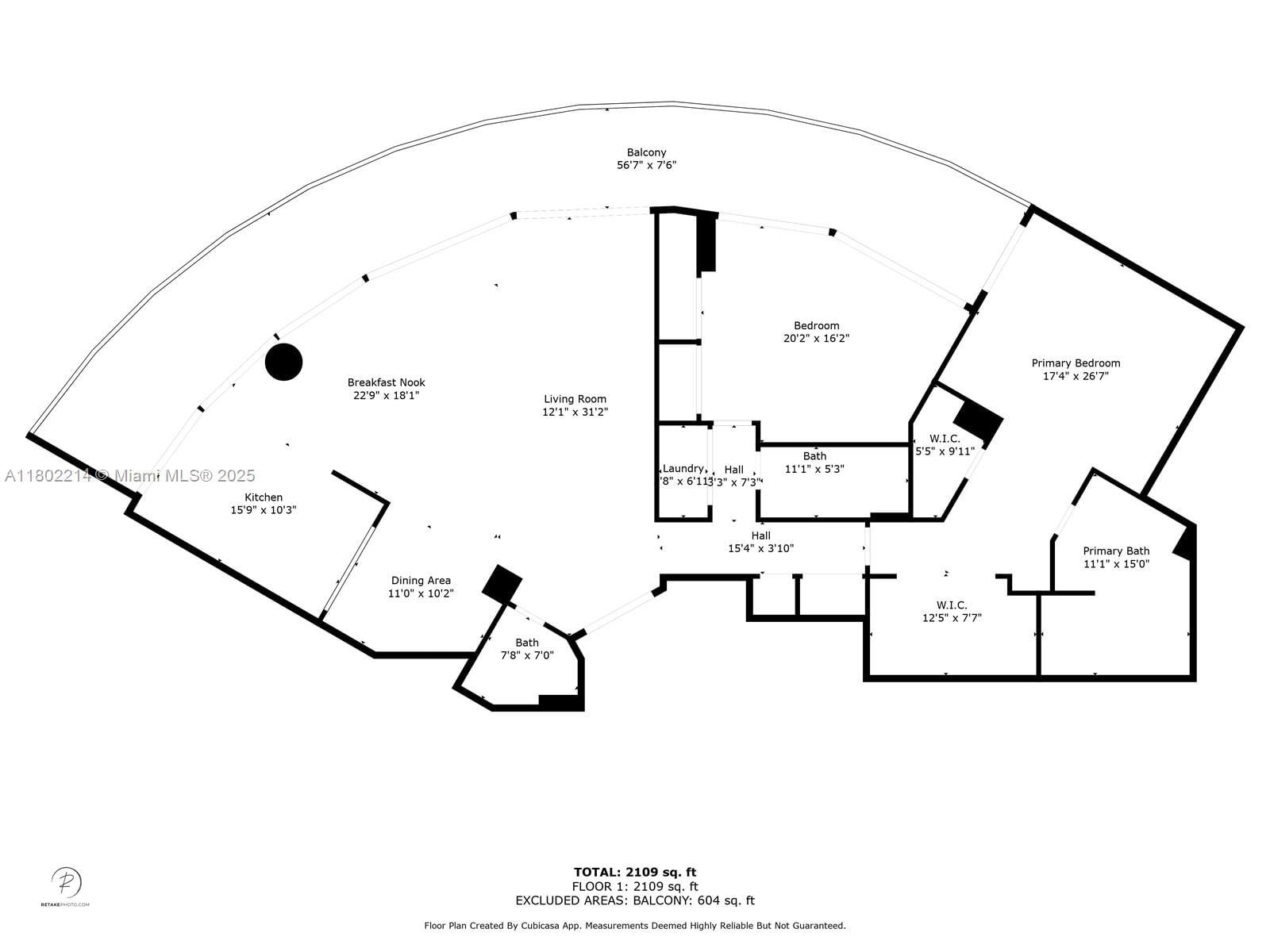 Real estate property located at 2127 Brickell Ave #502, Miami-dade, Bristol Tower Condo, Miami, FL