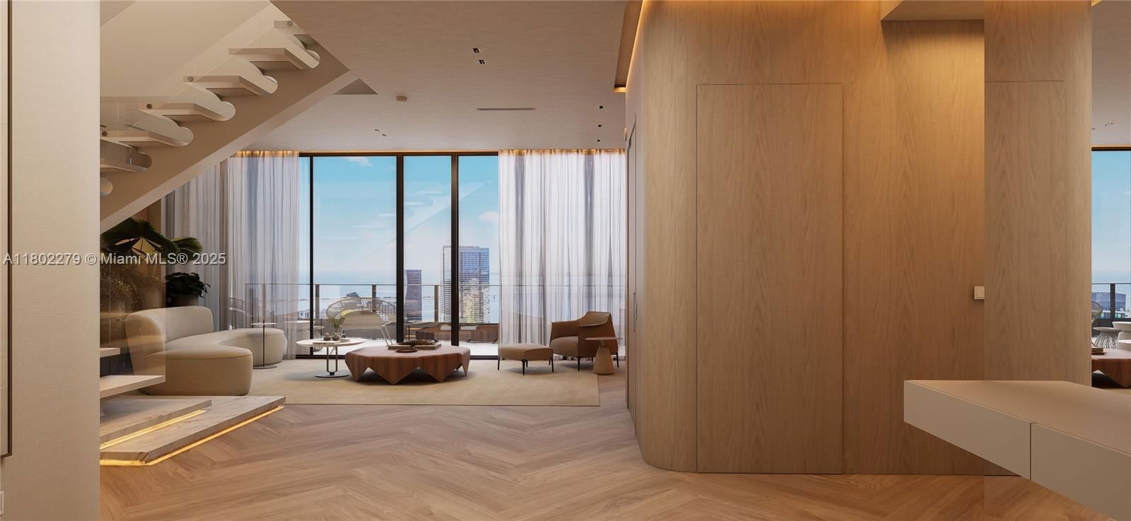 Real estate property located at 1000 Brickell Plz UPH6201, Miami-dade, Brickell Flatiron Condo, Miami, FL