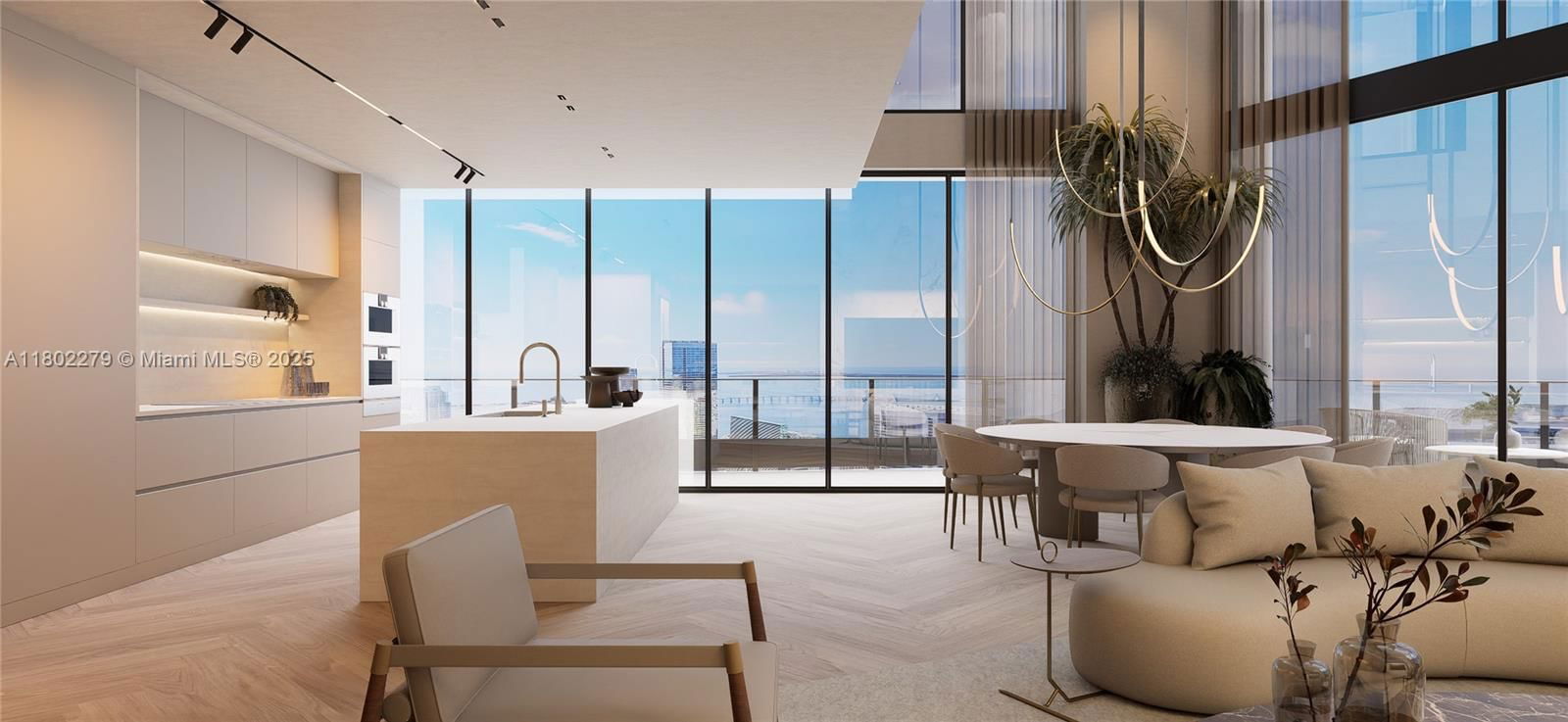 Real estate property located at 1000 Brickell Plz UPH6201, Miami-dade, Brickell Flatiron Condo, Miami, FL