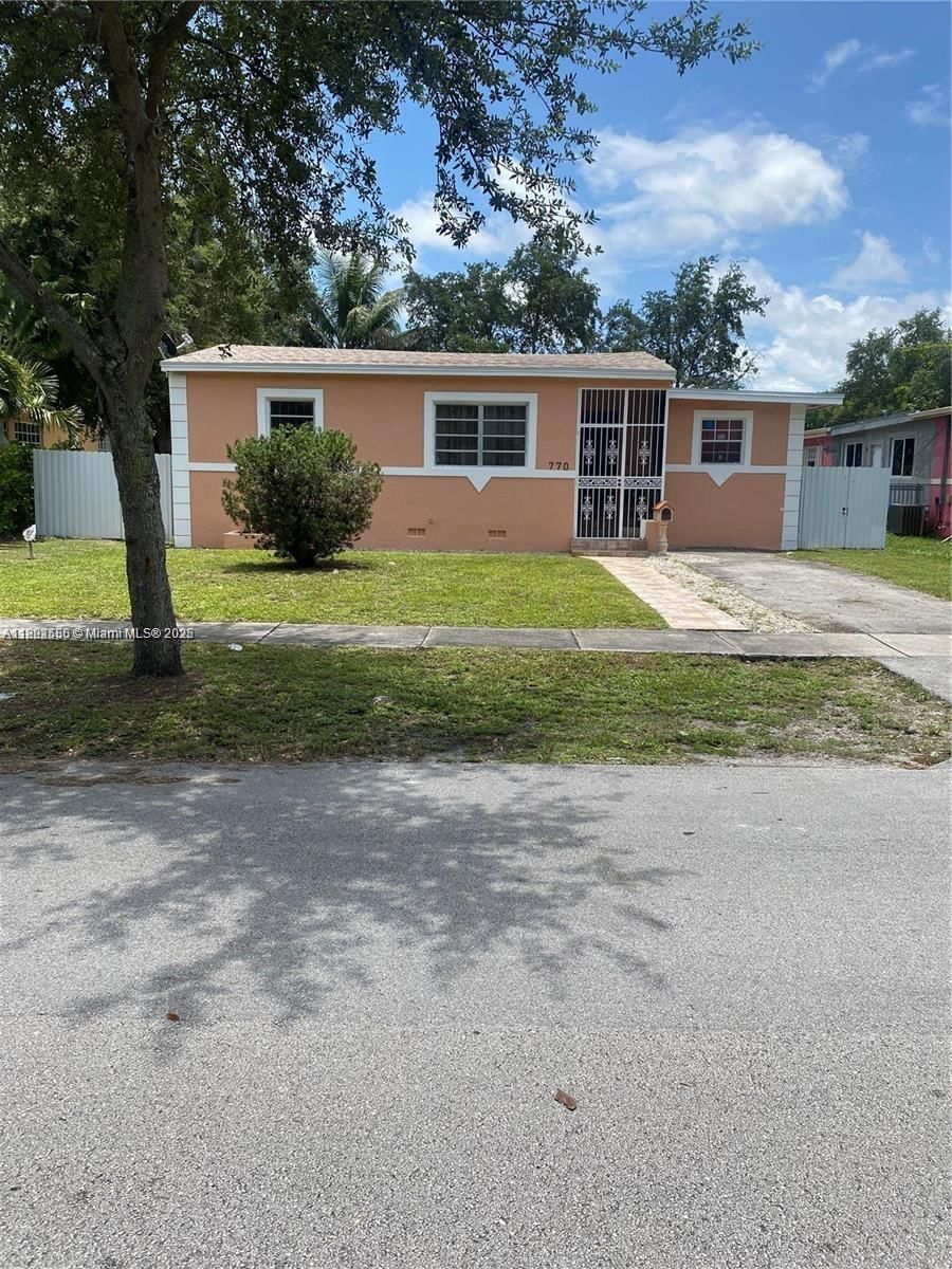 Real estate property located at 770 133rd St, Miami-dade, De Pauly Heights, North Miami, FL