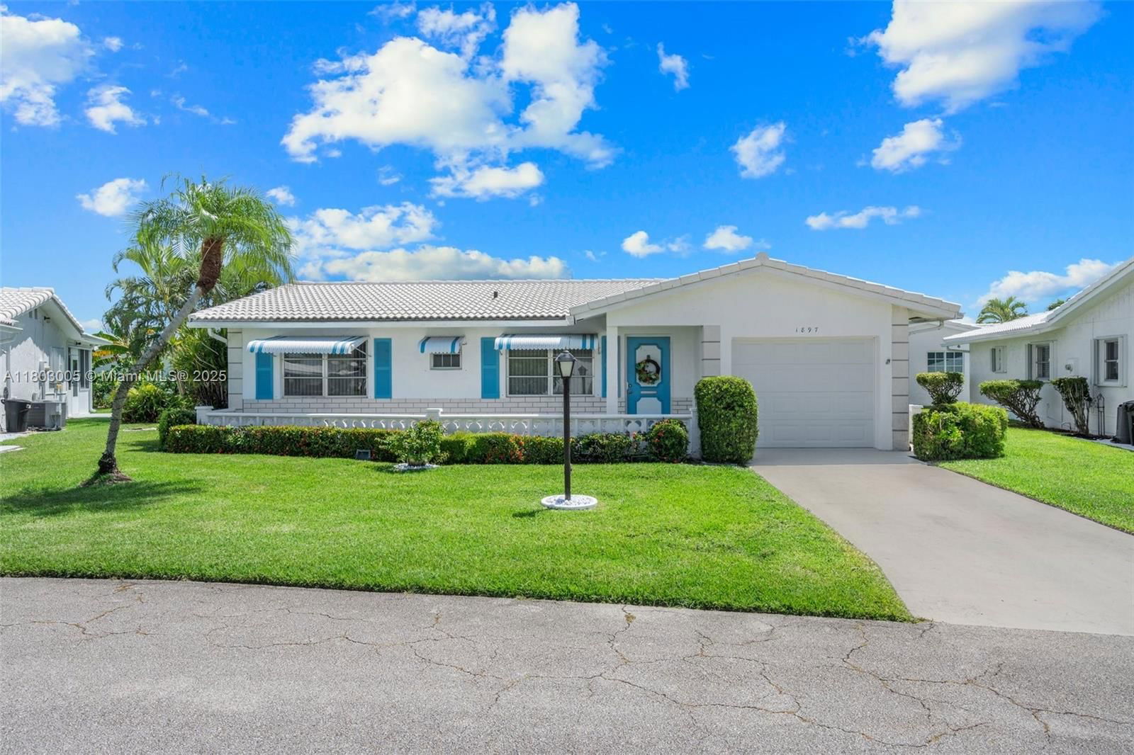 Real estate property located at 1897 20th Cir, Palm Beach, Palm Beach Leisureville S, Boynton Beach, FL