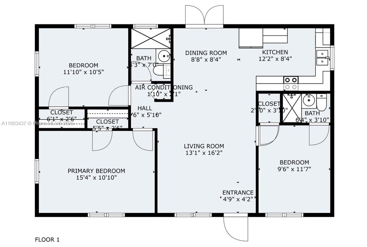Real estate property located at 1330 155th St, Miami-dade, Fulford By The Sea Sec J, North Miami Beach, FL