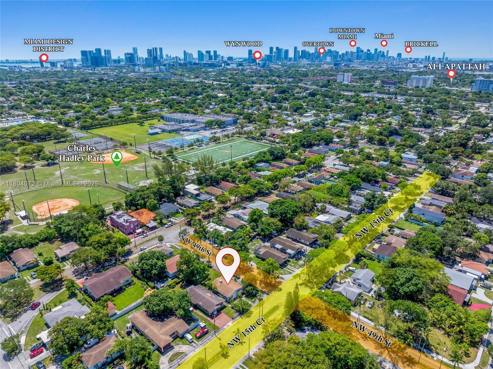 Real estate property located at 1515 49th St, Miami-dade, No Miami Est Sec 3, Miami, FL