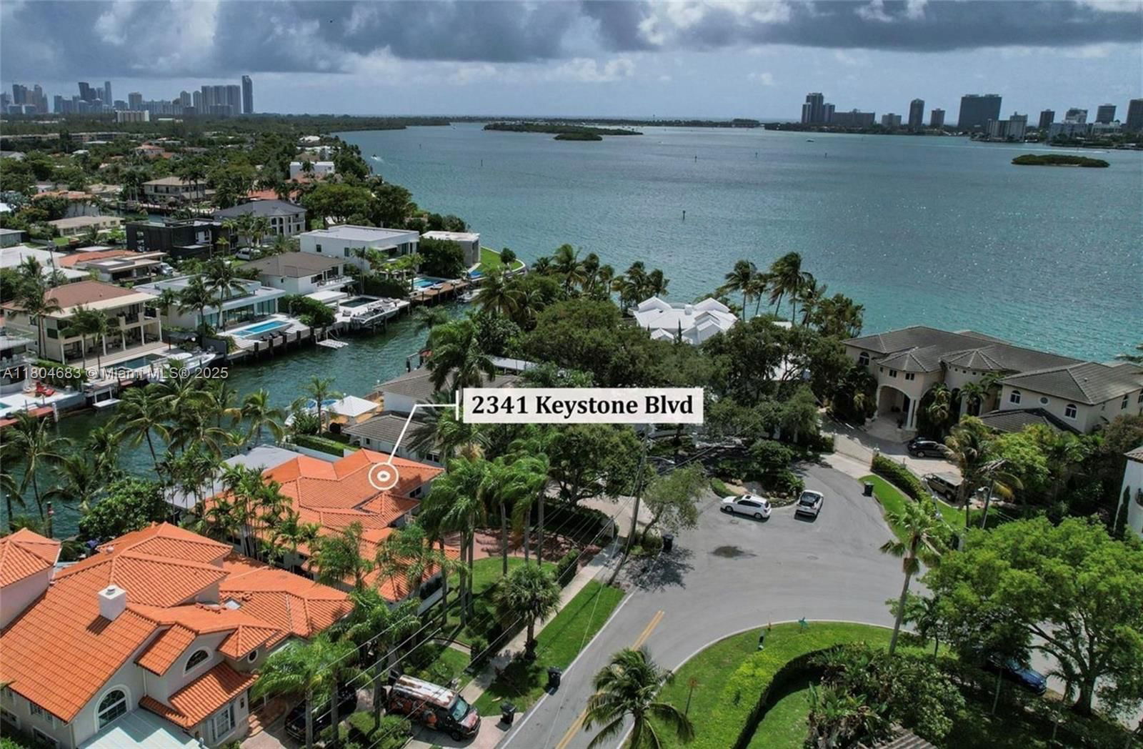 Real estate property located at 2341 KEYSTONE, Miami-dade, Keystone Island, North Miami, FL