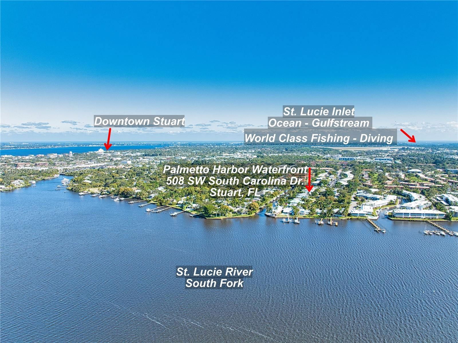 Real estate property located at 508 South Carolina Dr, Martin, Palmetto Harbor, Stuart, FL