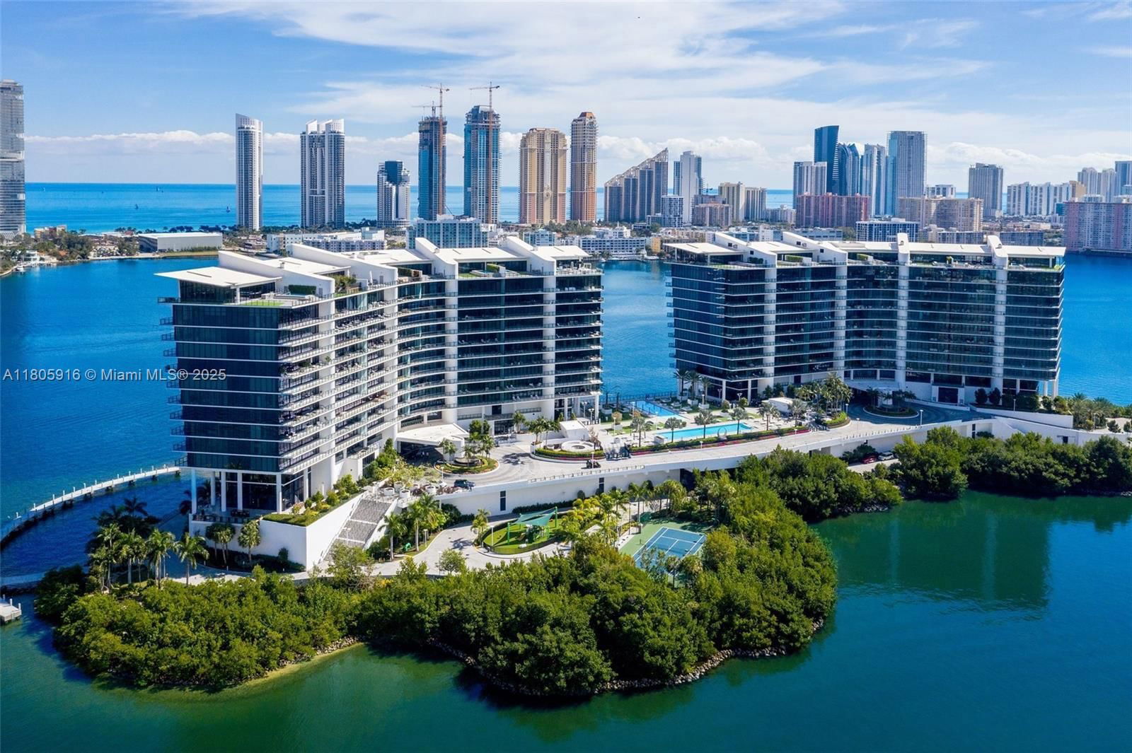 Real estate property located at 5500 Island Estates Dr #1404 & 1405N, Miami-dade, Prive Condo, Aventura, FL