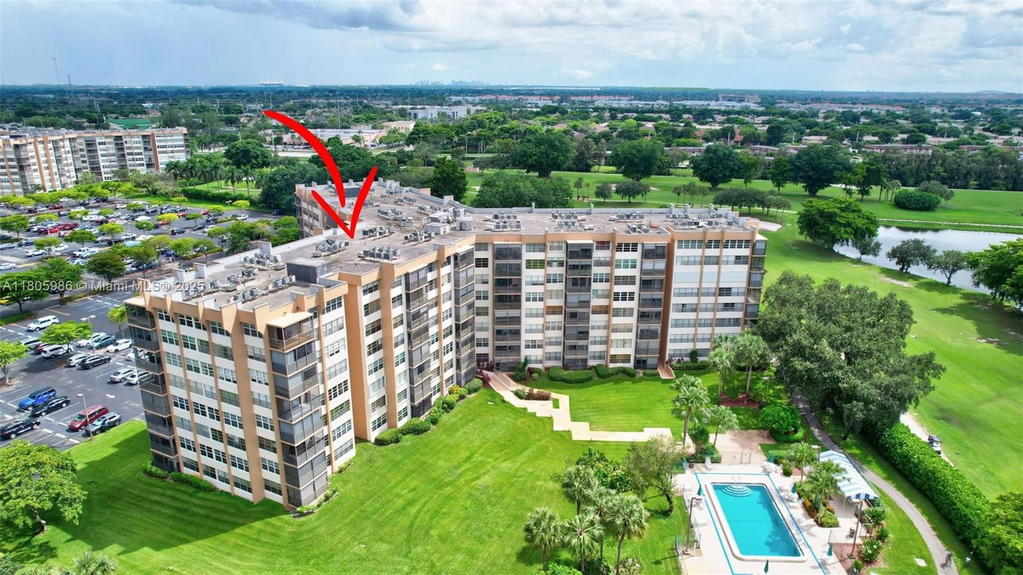 Real estate property located at 900 Saint Charles Pl #616, Broward, Park Place Condominium No, Pembroke Pines, FL
