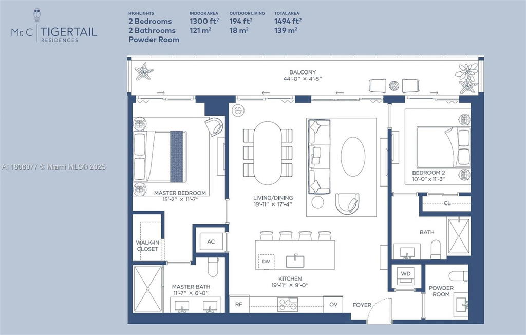 Real estate property located at 2678 Tigertail Ave #713, Miami-dade, 2678 Tigertail Condo, Miami, FL