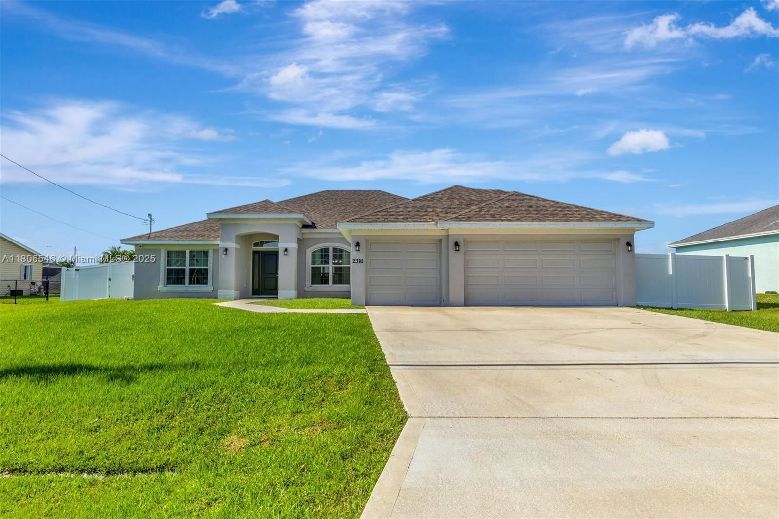 Real estate property located at 2316 Santana Ave, St Lucie, Port St Lucie Section 35, Port St. Lucie, FL
