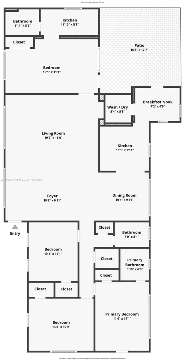 Real estate property located at 1895 25th St, Miami-dade, Kensington Park, Miami, FL