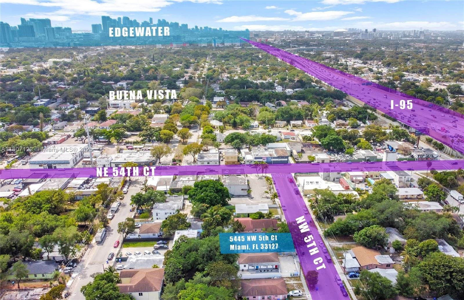 Real estate property located at 5445 5th Ct, Miami-dade, Buena Vista Gardens, Miami, FL