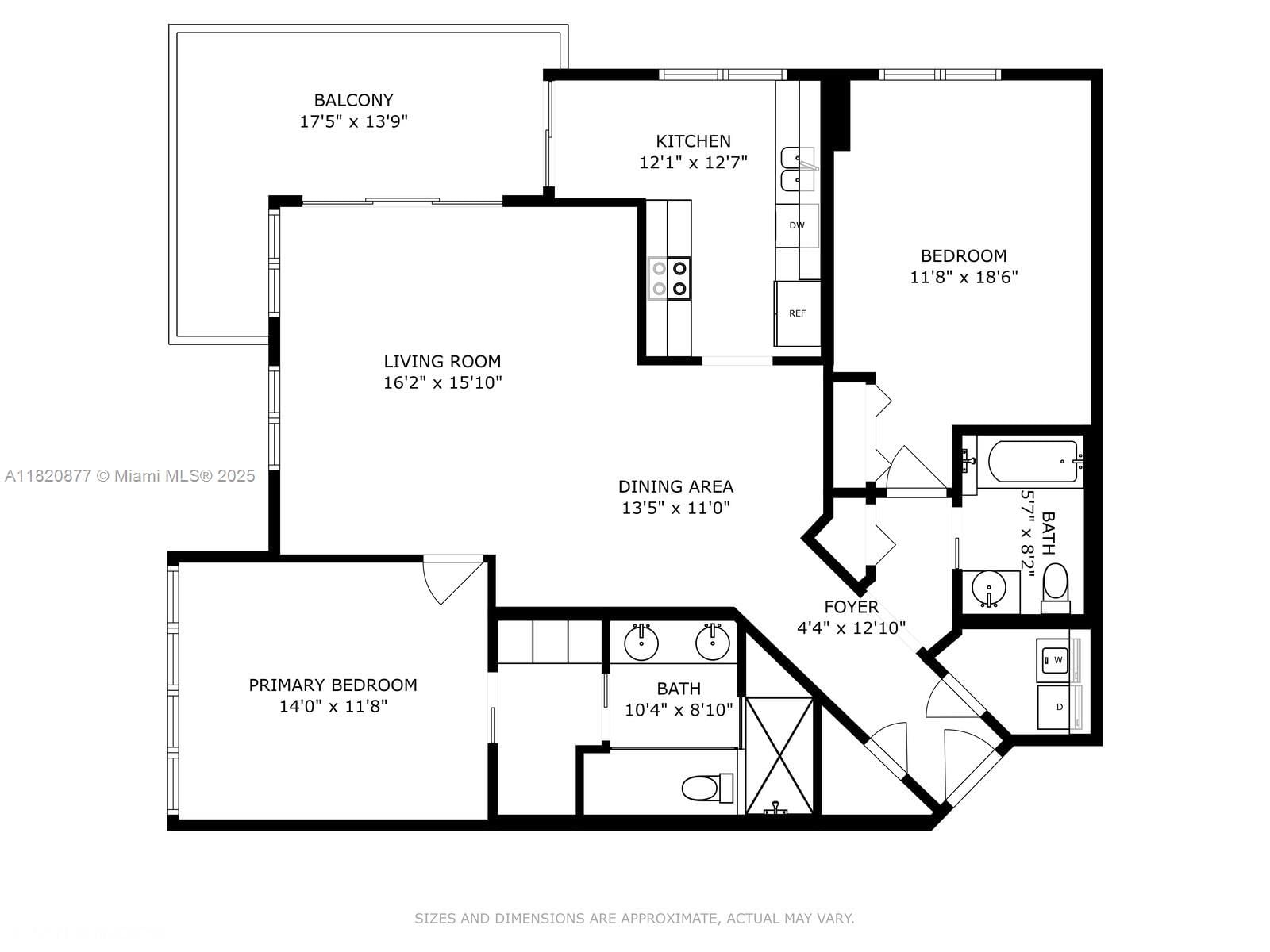 Real estate property located at 801 Brickell Key Blvd #2202, Miami-dade, Courts Brickell Key Condo, Miami, FL