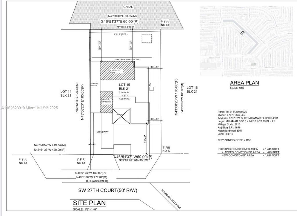 Real estate property located at 6737 27th Ct, Broward, Miramar Sec 3, Miramar, FL