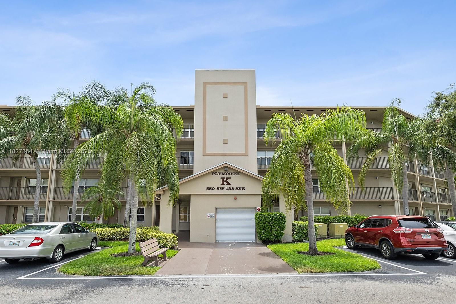 Real estate property located at 550 138th Ave #112K, Broward, Plymouth At Century Villa, Pembroke Pines, FL