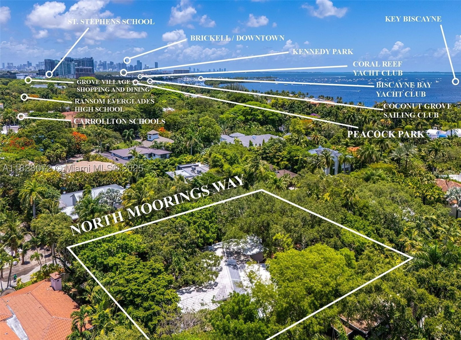 Real estate property located at 3540 Moorings Way, Miami-dade, The Moorings, Miami, FL