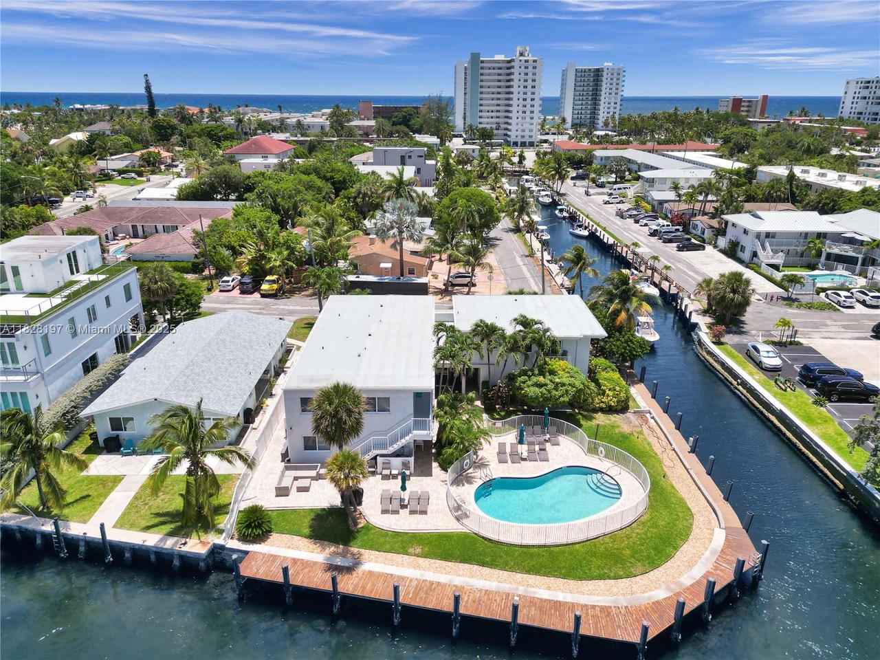 Real estate property located at 1705 Riverside Dr #1, Broward, Acqua Camino Condo, Pompano Beach, FL
