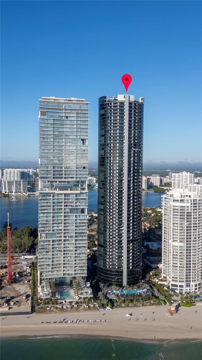 Real estate property located at 18555 Collins Ave #2303, Miami-dade, 18555 Collins Avenue Cond, Sunny Isles Beach, FL