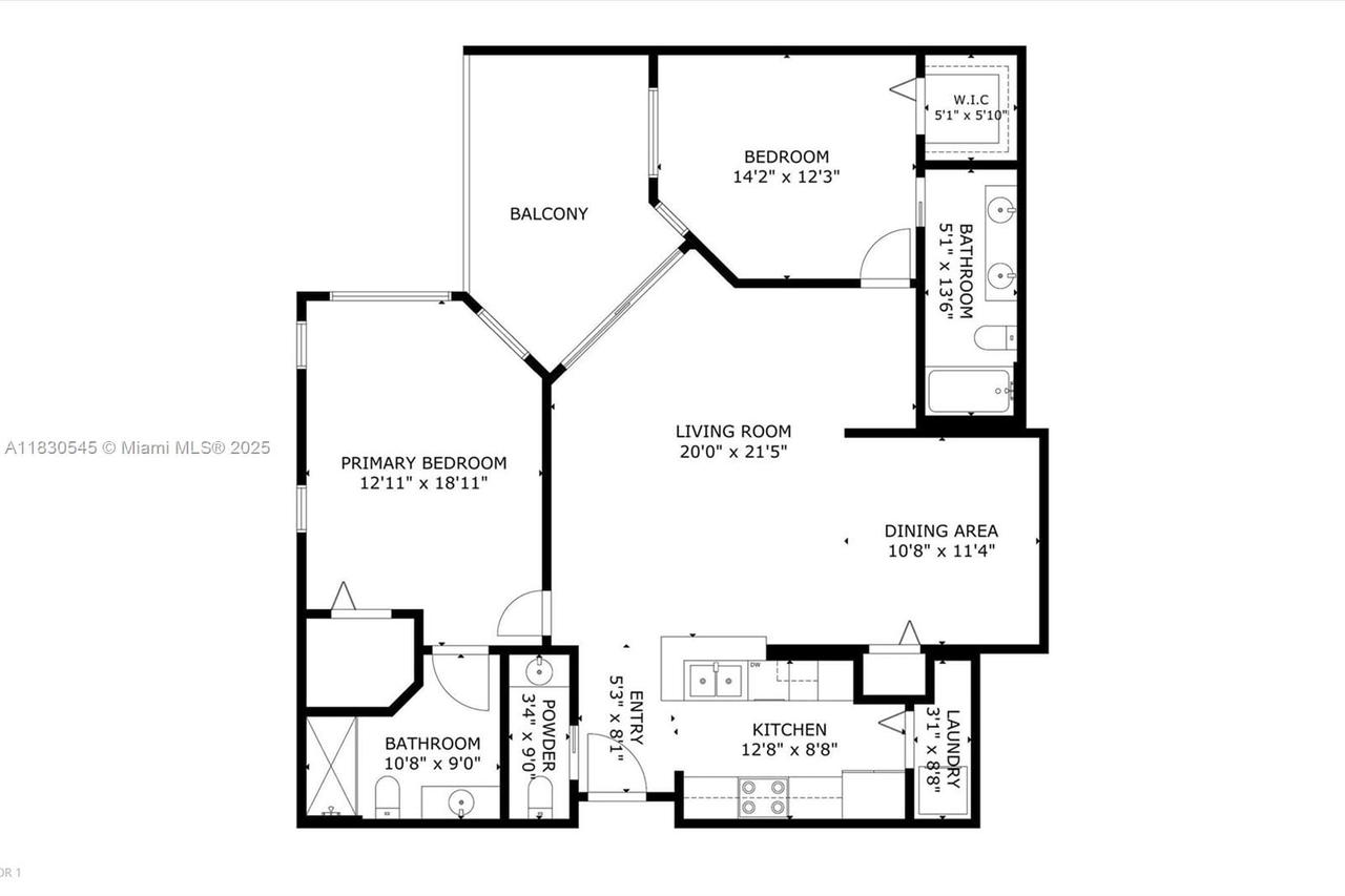 Real estate property located at 110 Washington Ave #1608, Miami-dade, N/a, Miami Beach, FL