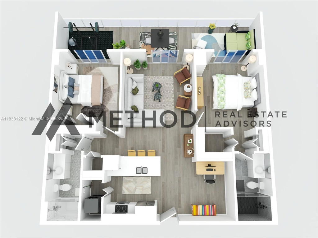 Real estate property located at 4250 Biscayne Blvd #1218, Miami-dade, 4250 Biscayne Boulevard C, Miami, FL