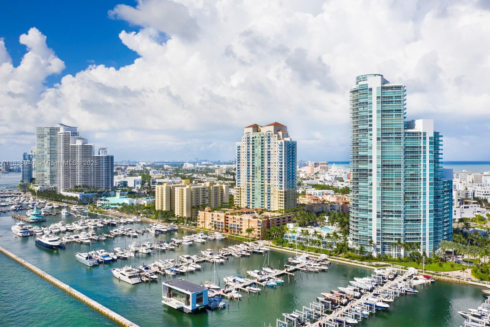 Real estate property located at 90 Alton Rd #1408, Miami-dade, Yacht Club At Portofino, Miami Beach, FL