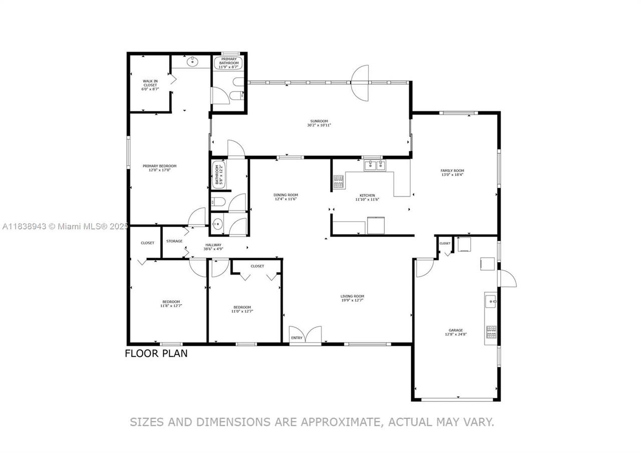 Real estate property located at 3005 108th Ct, Miami-dade, Ance Sub, Miami, FL