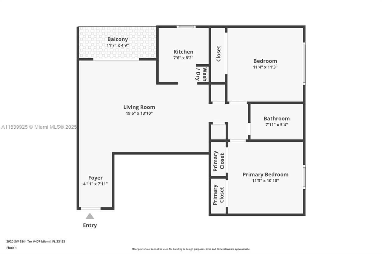 Real estate property located at 2920 28th Ter #407, Miami-dade, Groves Edge Condo, Coconut Grove, FL