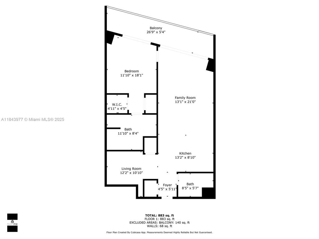 Real estate property located at 1300 Miami Ave #2503, Miami-dade, 1300 S Miami Avenue Condo, Miami, FL