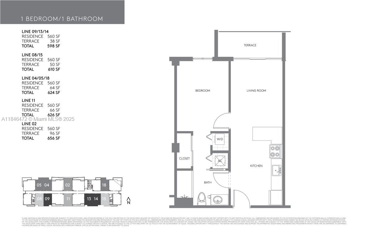 Real estate property located at 321 26th St #605, Miami-dade, 26 Edgewater Condo, Miami, FL