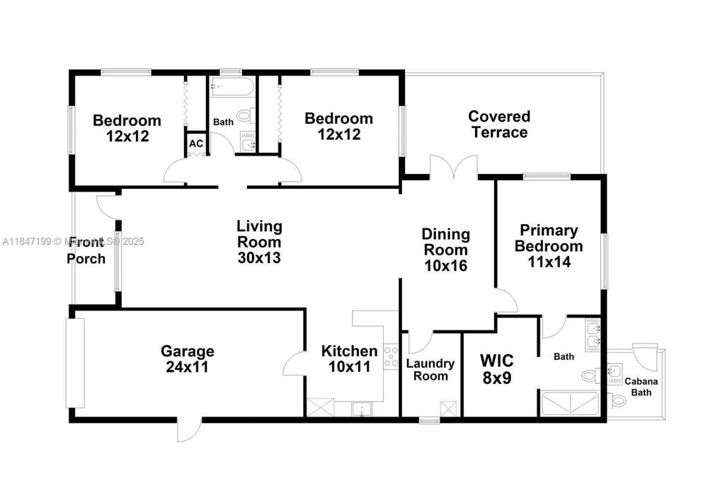 Real estate property located at 6350 27th St, Miami-dade, Coral Villas Rev, Miami, FL
