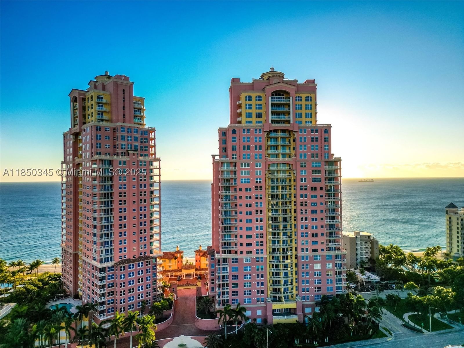 Real estate property located at 2100 Ocean Blvd #18D, Broward, Palms Tower One Condo, Fort Lauderdale, FL