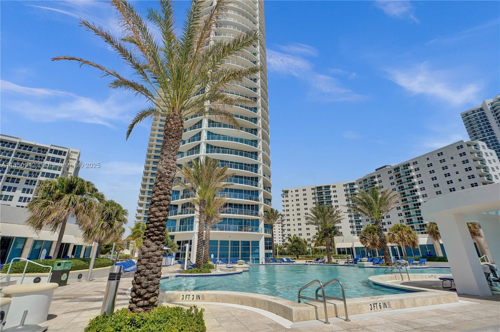 Real estate property located at 3101 Ocean Dr #3506, Broward, Ocean Palms, Hollywood, FL