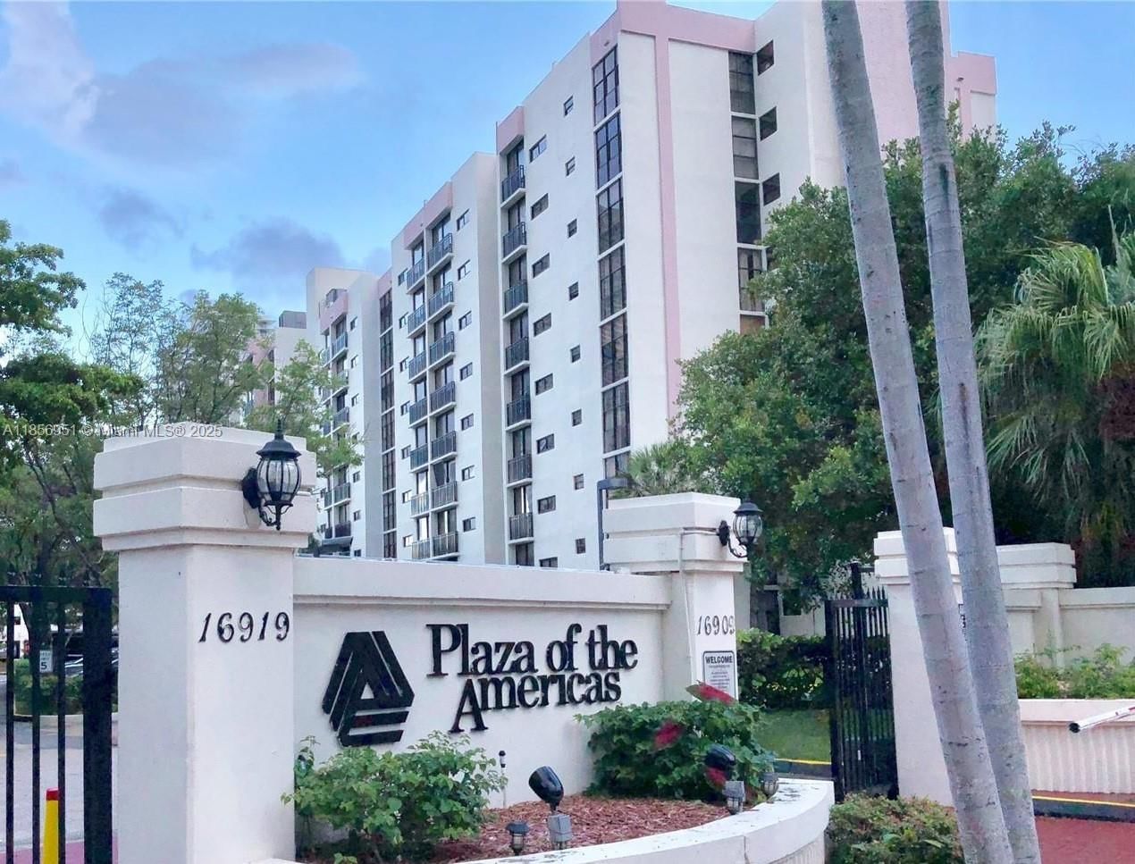 Real estate property located at 16919 Bay Rd #206, Miami-dade, Plaza Of Americas Condo P, Sunny Isles Beach, FL