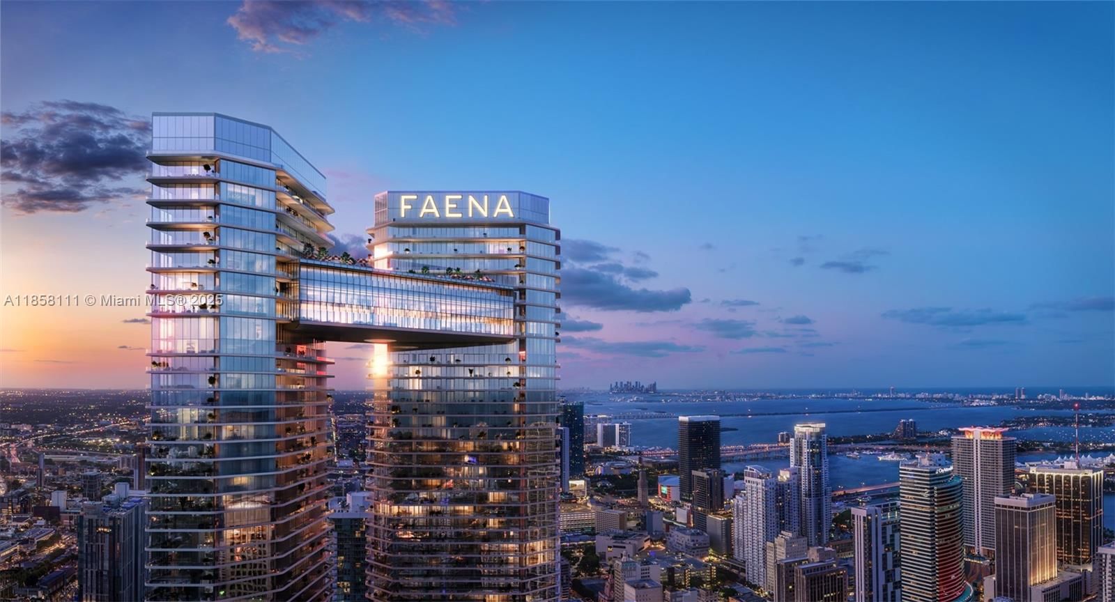 Real estate property located at 24 4th St E-4306, Miami-dade, Faena Residences Miami, Miami, FL
