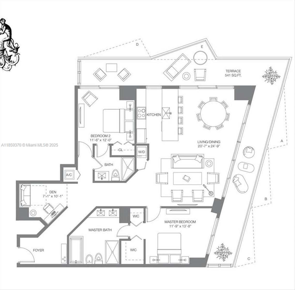 Real estate property located at 1300 Miami Ave #4601, Miami-dade, 1300 S Miami Avenue Condo, Miami, FL