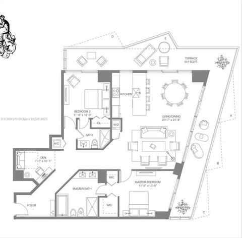 Real estate property located at 1300 Miami Ave #4601, Miami-dade, 1300 S Miami Avenue Condo, Miami, FL