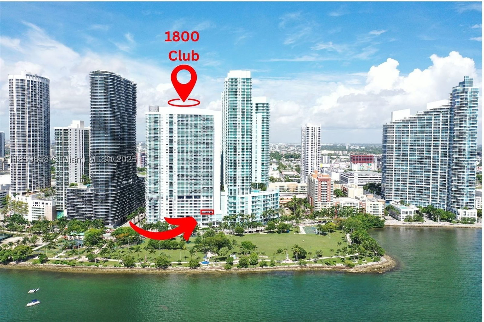 Real estate property located at 1800 Bayshore Dr #509, Miami-dade, 1800 Club Condo, Miami, FL