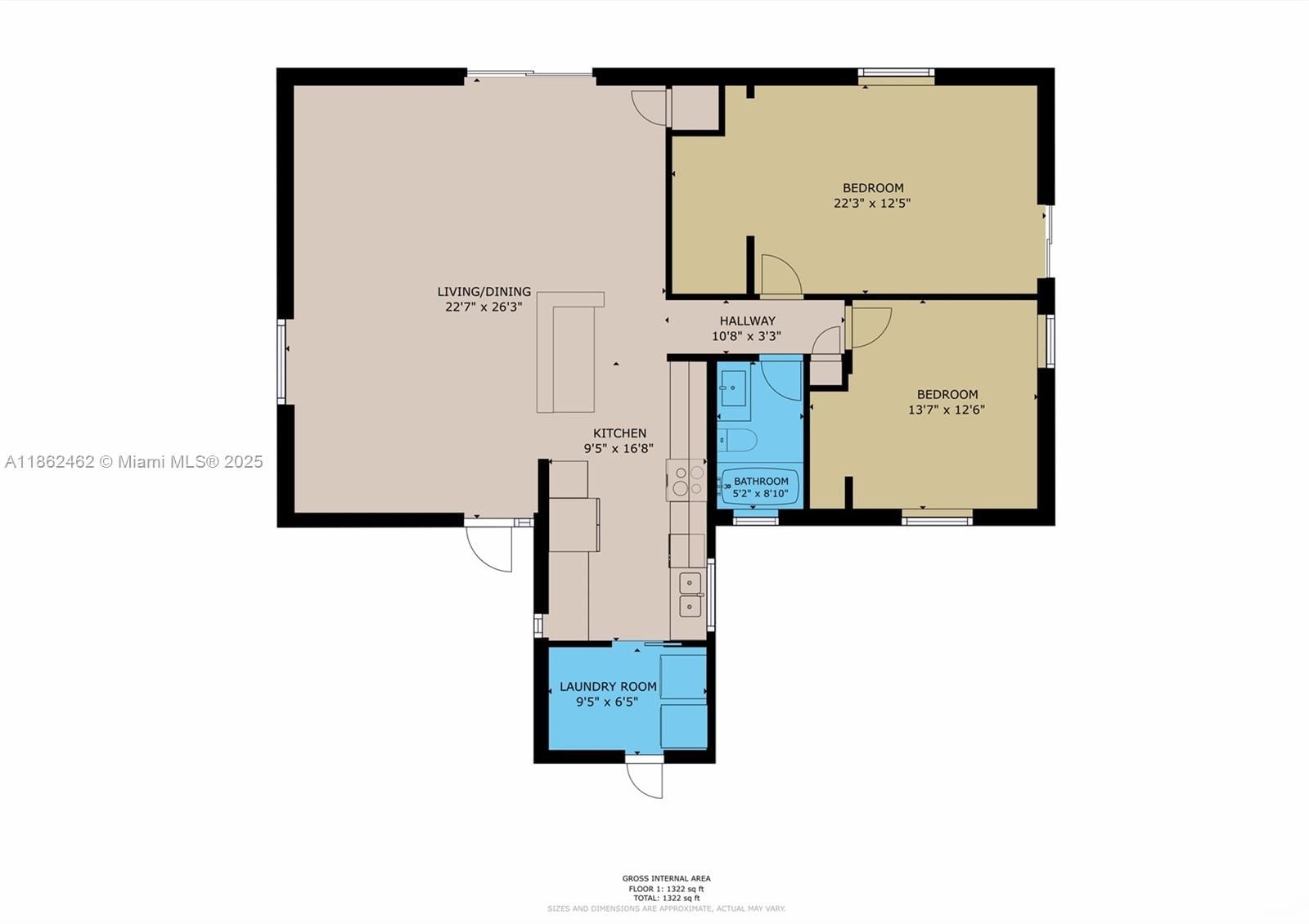 Real estate property located at 15840 105th Ct, Miami-dade, Fairway Pines 1st Addn, Miami, FL