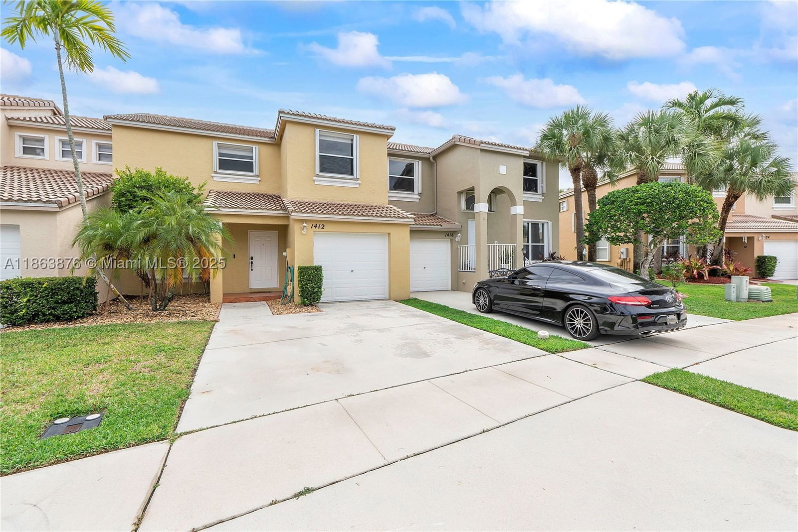 Real estate property located at 1412 154th Ln, Broward, Towngate, Pembroke Pines, FL
