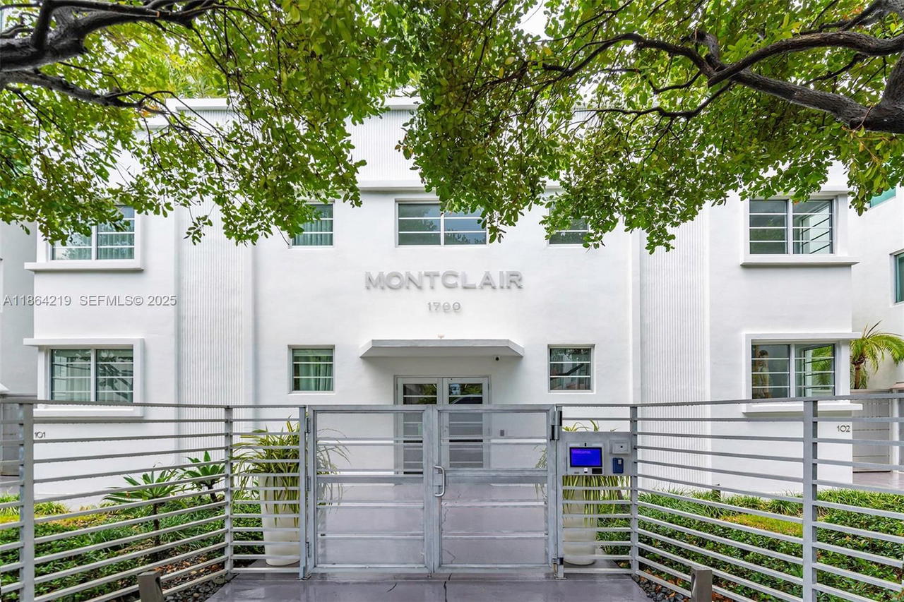 Real estate property located at 1700 Meridian Ave #307, Miami-dade, The Montclair Condo, Miami Beach, FL
